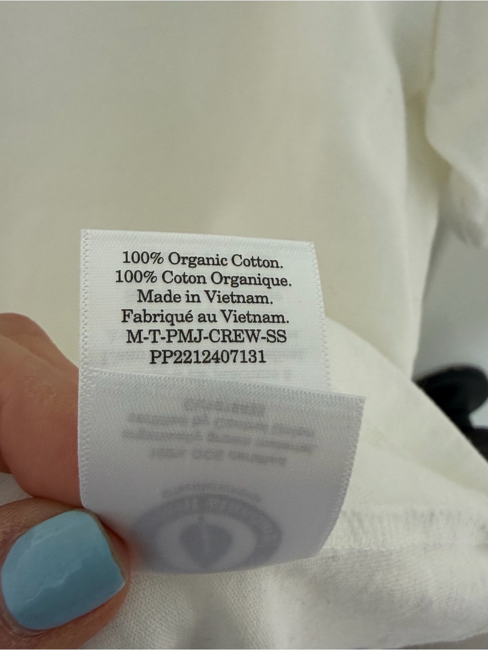 NEW Everlane White Organic Cotton Classic Tee Medium - Picture 7 of 7